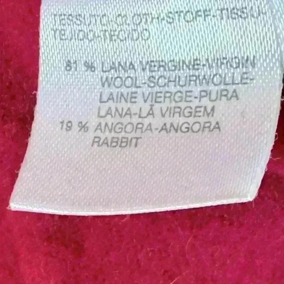 MAX Mara Jacket Wool Angora Asymmetrical Coat Size S - Picture 6 of 6